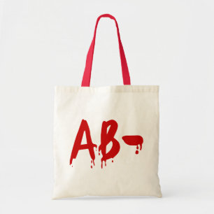 Tote Bag Groupe sanguin AB - Hôpital d'horreur négatif