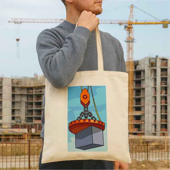 Tote Bag Grue de levage (Créateur téléchargé)