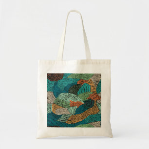 Tote Bag Grunge Abstrait : Conception Motif transparente.