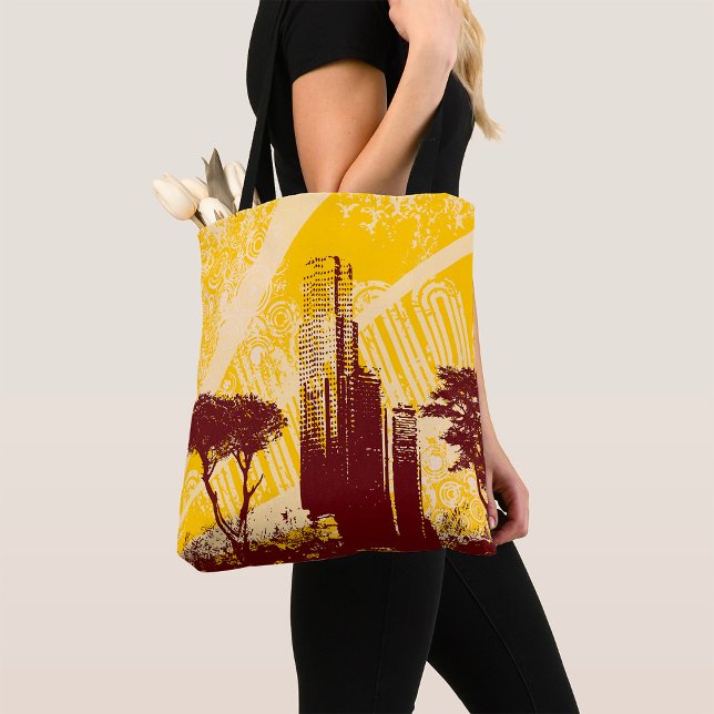 Tote Bag Grunge City (Créateur téléchargé)