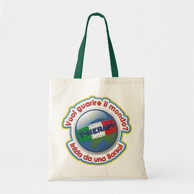 Tote Bag Guérissez la planète (Devant)