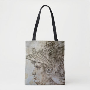 Tote Bag Guerrier casqué de Léonard