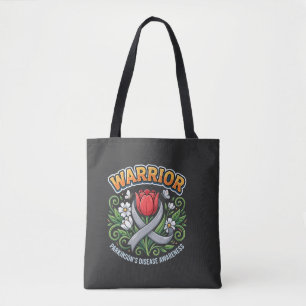 Tote Bag Guerrier de la sensibilisation à la maladie de Par