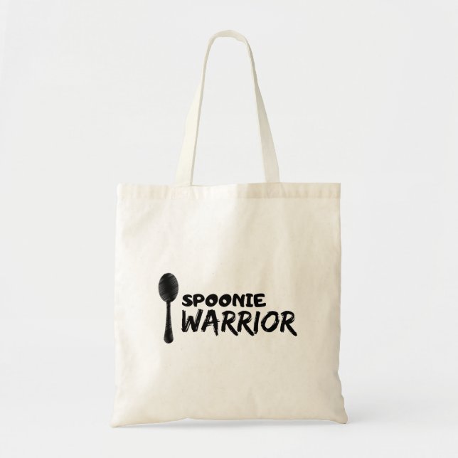 Tote Bag Guerrier de Spoonie (Devant)