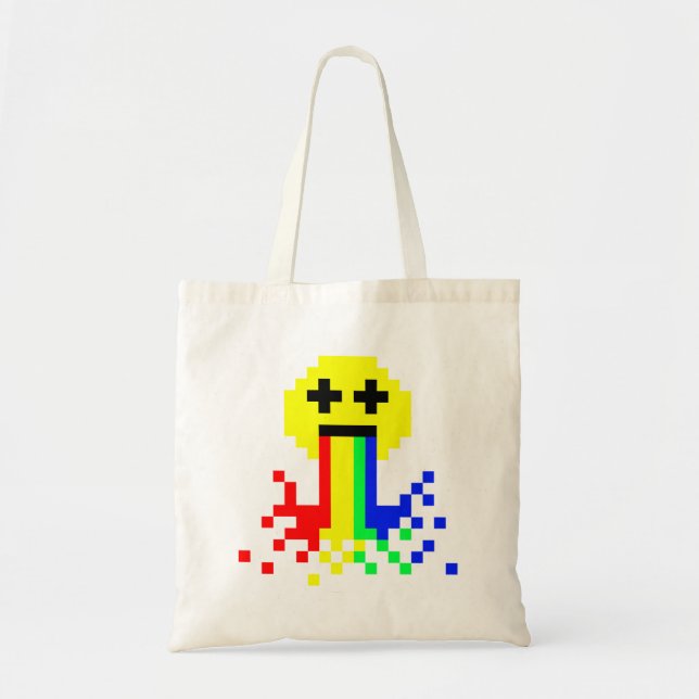 Tote Bag Gueule de bois de 8 bits (Devant)