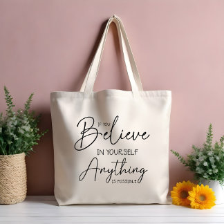 Tote Bag Guillemet inspirant