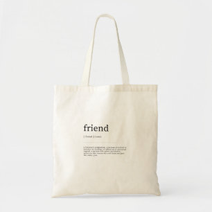 Tote Bag Guillemets d'impression de dictionnaire de défini