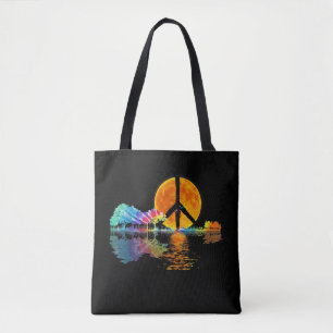 Tote Bag Guitar Lake Shadow