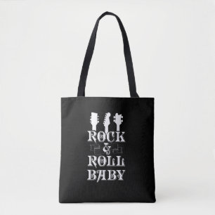 Tote Bag Guitare Bass Rock et Roll Music Rocker Musicien