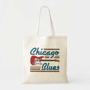 Tote Bag Guitare musicienne de Chicago Blues