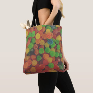 Tote Bag Gumdrops Colorés Candy Quirky
