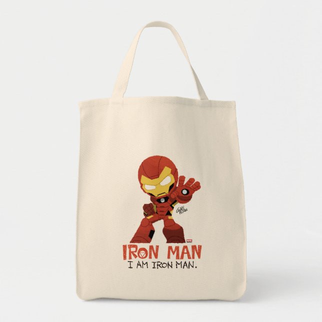 Tote Bag Guri Hiru Iron Man (Devant)