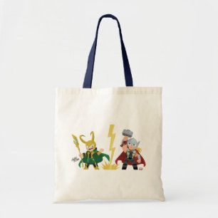 Tote Bag Guri Hiru Loki & Thor