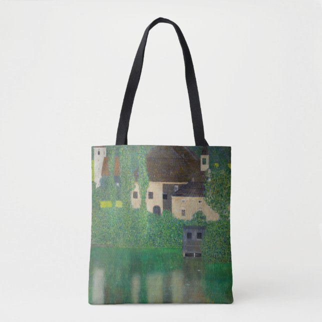 Tote Bag Gustav Klimt - Château aquatique (Devant)