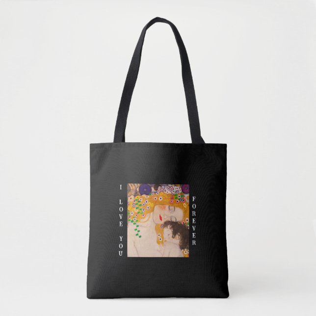 Tote Bag Gustav Klimt - Mother and Child  (Devant)