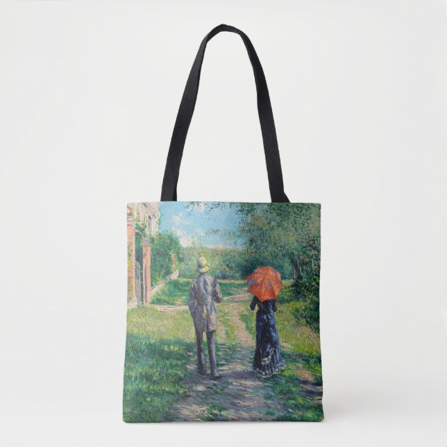 Tote Bag Gustave Caillebotte - Le chemin vers le haut (Devant)