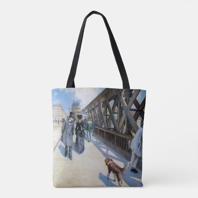 Tote Bag Gustave Caillebotte - Le Pont de l'Europe (Dos)