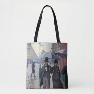 Tote Bag Gustave Caillebotte - Rue de Paris ; Temps de plui