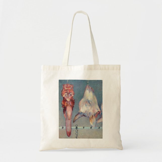 Tote Bag Gustave Caillebotte - Tête de veau et langue d'ox (Devant)