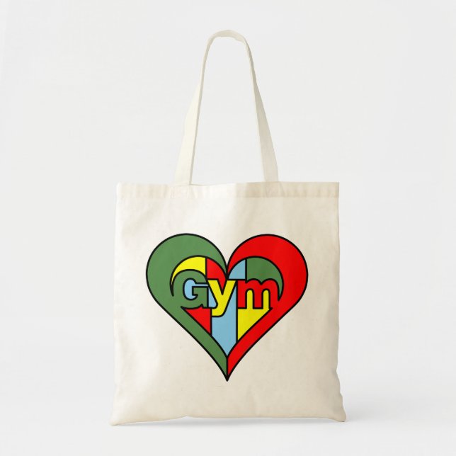 Tote Bag Gym Heart (Devant)