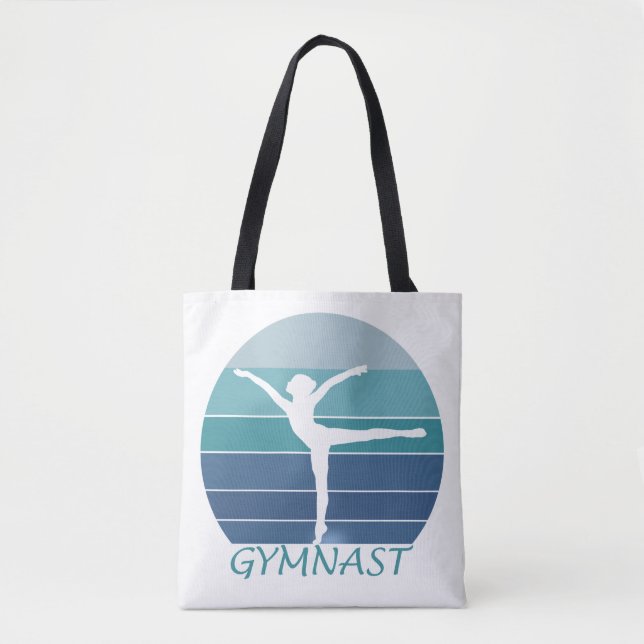 TOTE BAG GYMNAST - J'AIME LA GYMNASTIQUE. (Devant)
