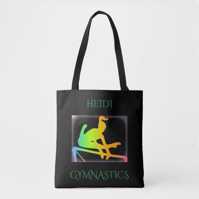 TOTE BAG GYMNASTICS FOURRE-TOUT AVEC NOM PERSONNALISÉ ! (Devant)