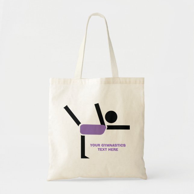 Tote Bag Gymnastique cadeaux, gymnastique artiste sur mesur (Devant)