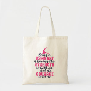 Tote Bag Gymnastique motivationnelle Citation Gymnaste spor