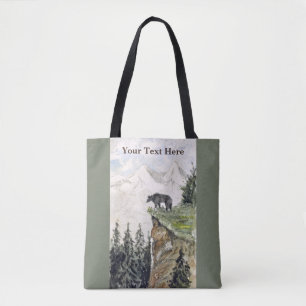 Tote Bag H. Bullock Webster - Bear on Cliff