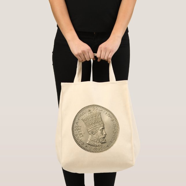 Tote Bag Haile Selassie Empire of Ethiopia Rastafari (Devant (produit))
