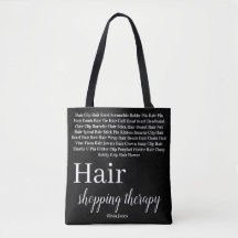 Tote Bag Hair Accessories Shopping Therapy