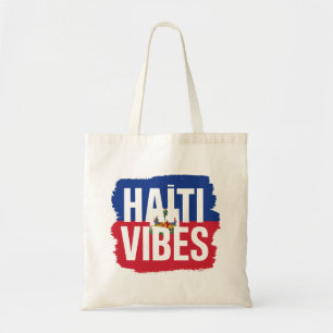 Tote bag Haiti Vibes Shopping bag Haitian flag