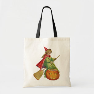 Tote Bag Halloween à l'ancienne, sorcière