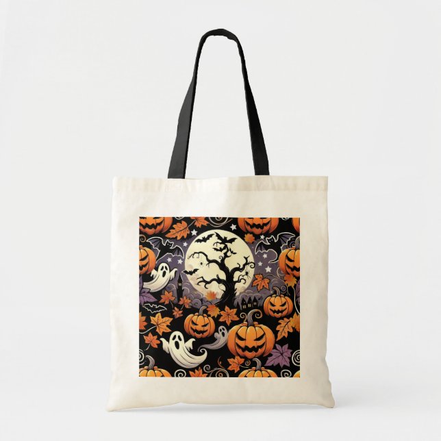 Tote Bag Halloween/Automne/Automne (Devant)