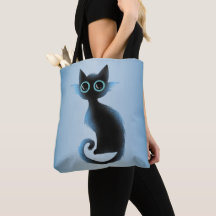 Halloween Big Eyes Black Blue Evil Chat