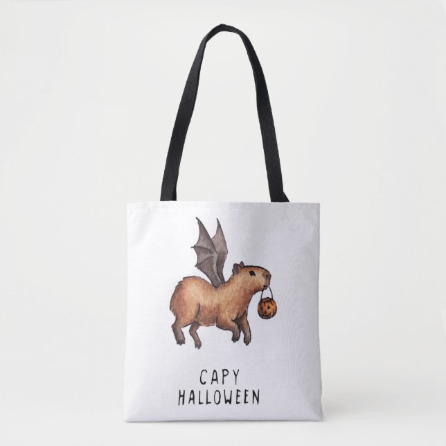 Tote Bag Halloween Capybara (Devant)