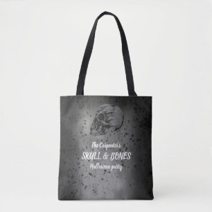Tote Bag Halloween crâne et os