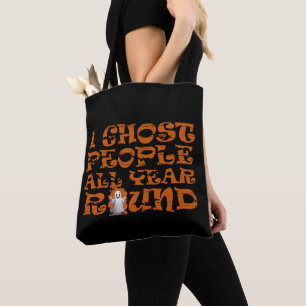 Tote Bag halloween drôle dire