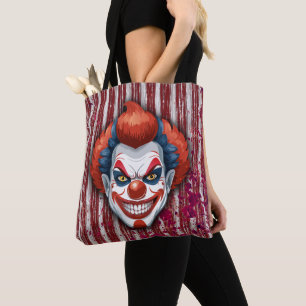 Tote Bag Halloween du Carnaval de Clown déplaisant