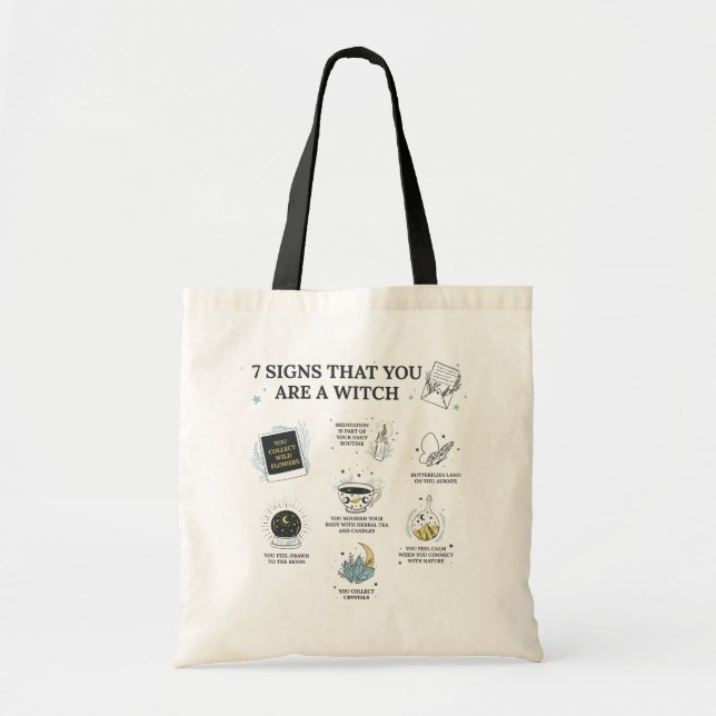 Tote Bag Halloween Gag Costume de sorcière ou de traitement (Devant)