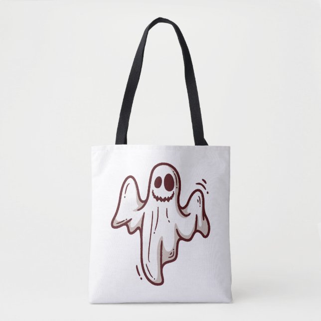 Tote Bag Halloween ghost (Devant)