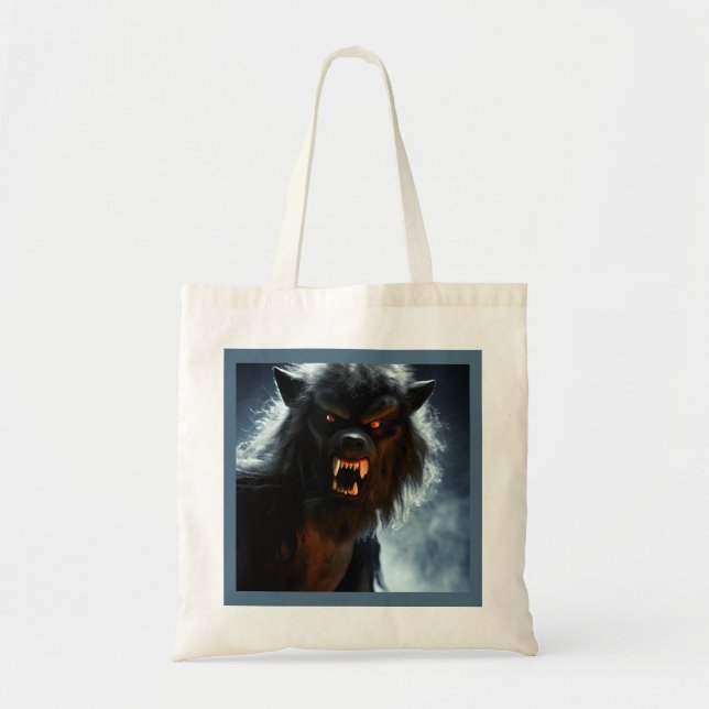 Tote Bag Halloween - Loup-garou 1 (Devant)