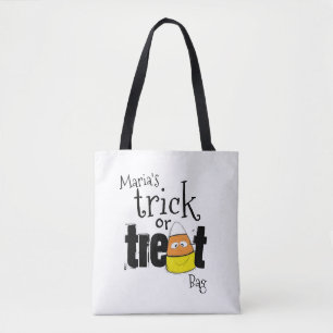 Tote Bag Halloween Mignon Épi de Maïs Fantaisiste Trick or