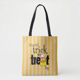 Tote Bag Halloween mignonne bonbon Corn Whimsical Trick ou 