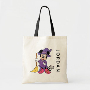 Tote Bag Halloween Minnie habillée en sorcière mignonne