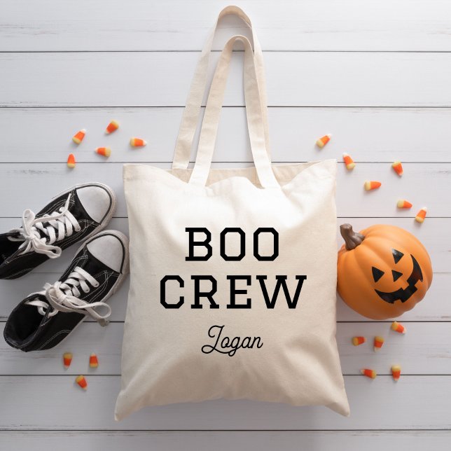 Tote Bag Halloween monogramme de l'équipage de bateau (Créateur téléchargé)