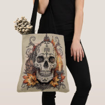 Halloween, Motif Crâne, Calavera à la Lumière des