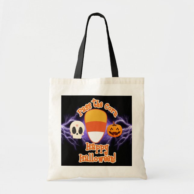 Tote Bag Halloween Pass Corn (Devant)
