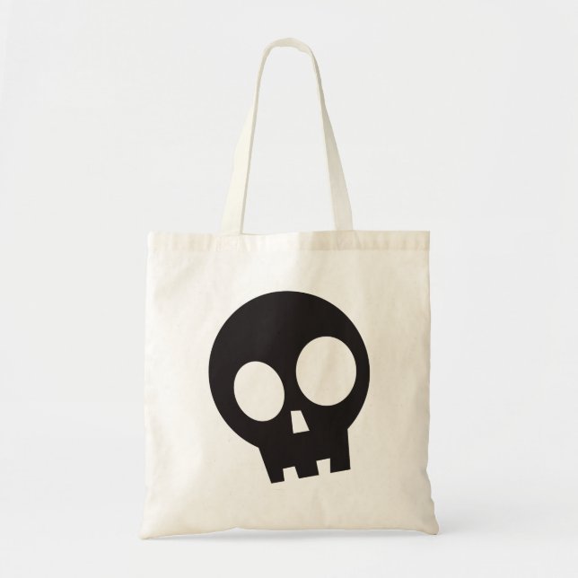 Tote Bag Halloween pirate du crâne (Devant)