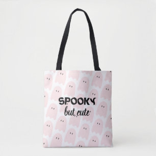 Tote Bag Halloween rose moderne Éffrayant mais mignon